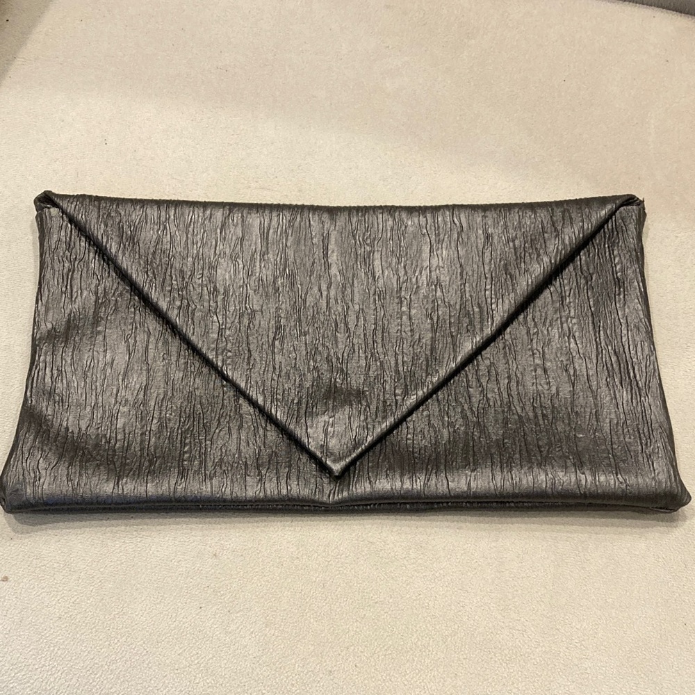 Chic Black Textured‎ Clutch